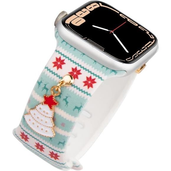 NEW Christmas Apple Watch Decorative Band with Charms - Picture 4 of 5